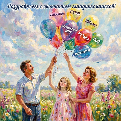 Открытки на выпускной в начальной школе: 60+ картинок и поздравлений