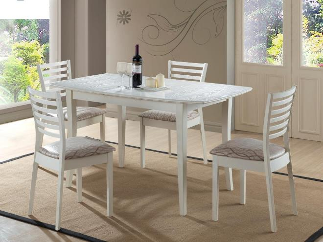 Обеденный стол для кухни: конструкции, виды, материалы (68 фото)