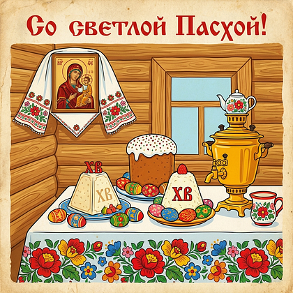 «Христос Воскрес!» Открытки с Пасхой: 140+ картинок и поздравлений