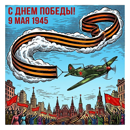 Открытки с Днем Победы 9 Мая в 2026 году: 140+ картинок и поздравлений