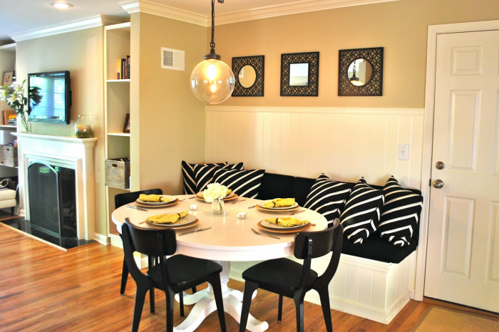 Диван на кухню: нюансы выбора мебели для комнат разных площадей и стилей (62 фото)