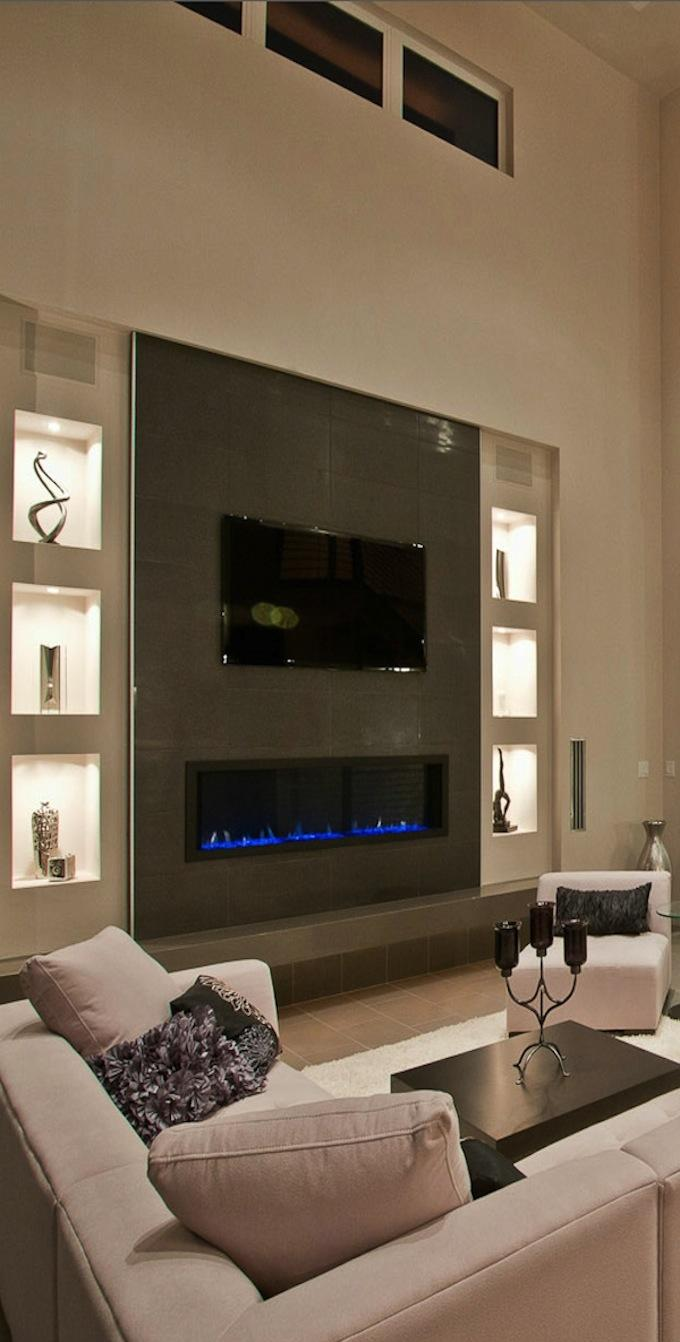 Ниша в стене из гипсокартона – удобное и стильное решение для дома (25 фото)