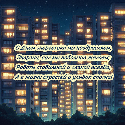Открытки на День энергетика: 40+ картинок и поздравлений