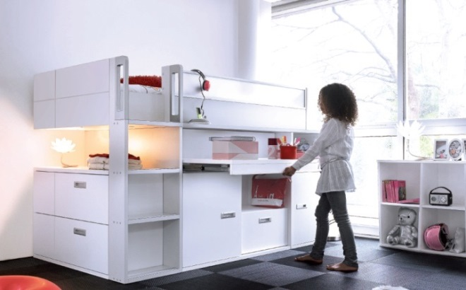 Как отделить кровать в однокомнатной квартире: способы зонирования (32 фото)