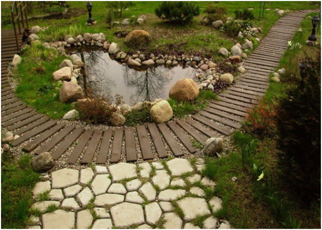 Дизайн двора частного дома: правила создания гармоничного пространства в разных стилях (124 фото)