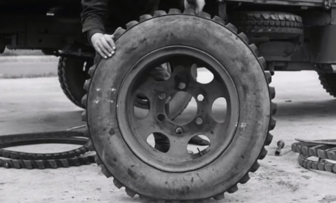 Испытание долговечной шины: разработка СССР