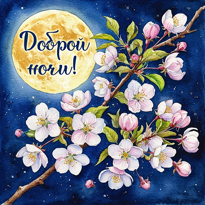 Открытки с пожеланием спокойной ночи: 100+ красивых картинок