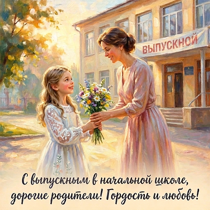 Открытки на выпускной в начальной школе: 60+ картинок и поздравлений