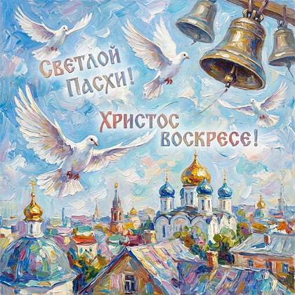 «Христос Воскрес!» Открытки с Пасхой: 140+ картинок и поздравлений