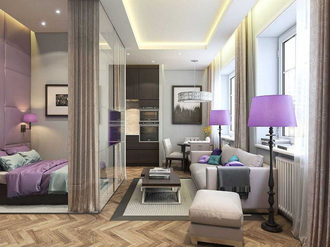 Планировка однокомнатной квартиры для семьи с двумя детьми (36 фото)