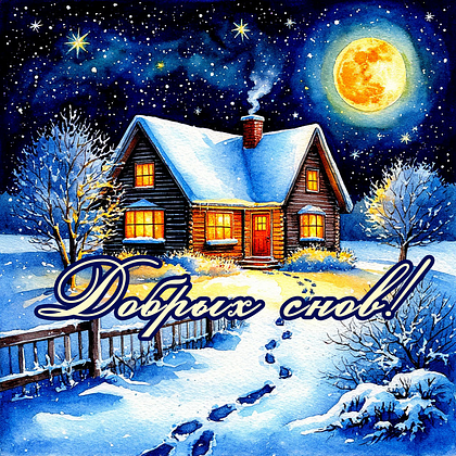 Открытки с пожеланием спокойной ночи: 100+ красивых картинок