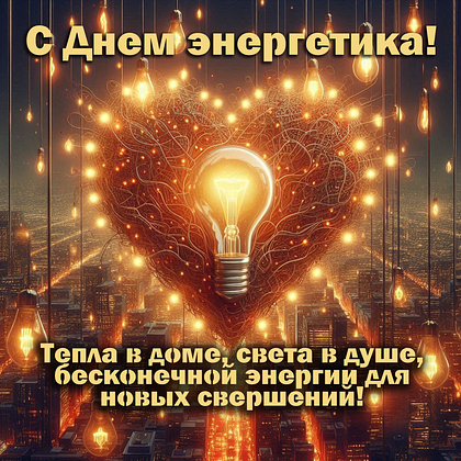 Открытки на День энергетика: 40+ картинок и поздравлений