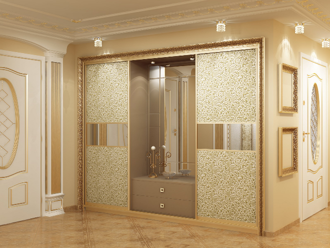 Двери в нишу: виды и особенности (24 фото)