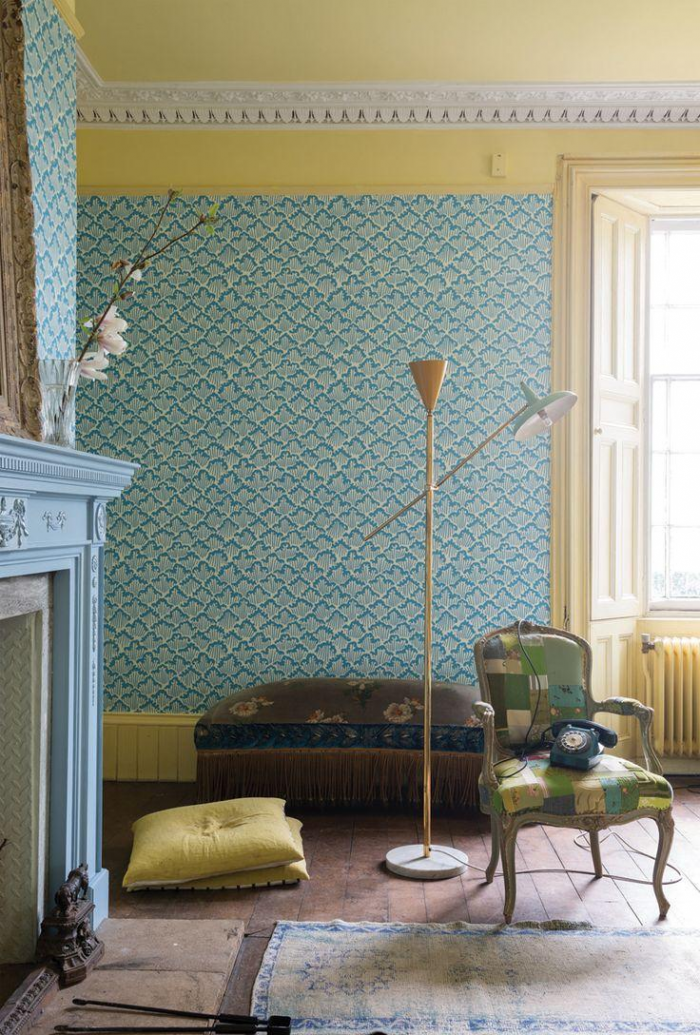 Обои в гостиную: разновидности, цвета, принты и стили (74 фото)