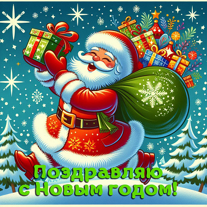 Открытки с Новым годом — 2026: 60+ картинок и поздравлений