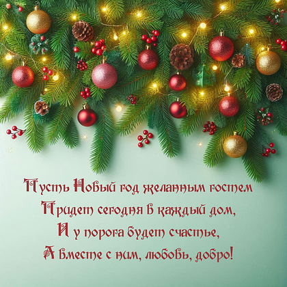 Открытки с Новым годом 2026: скачать 150+ картинок и поздравлений
