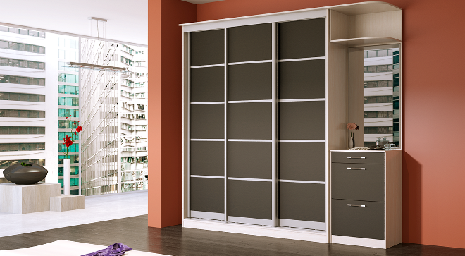 Шкаф-купе в интерьере: разновидности и особенности дизайна (104 фото)