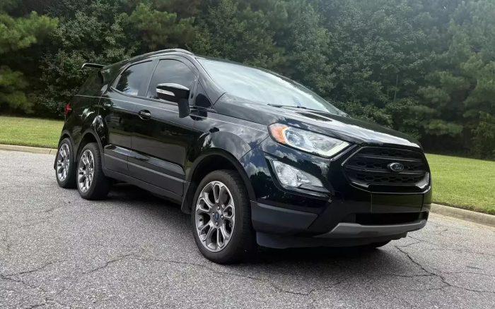 Шесть колес и огромное антикрыло: на аукцион попал самый странный Ford EcoSport