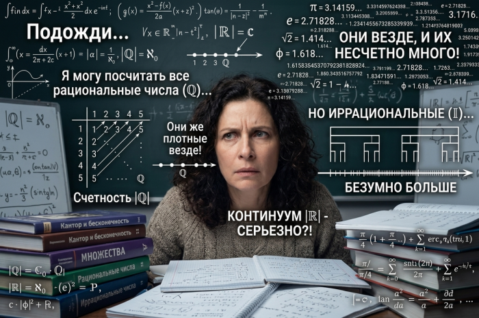 В мире почти нет «нормальных» чисел (парадокс рациональных чисел).