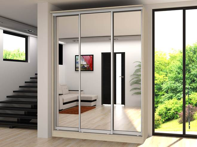 Шкаф-купе в интерьере: разновидности и особенности дизайна (104 фото)