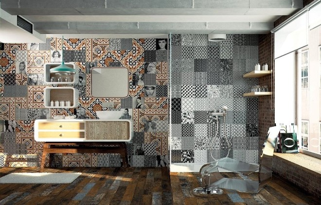 Современные новинки плитки для оригинального дизайна (94 фото)