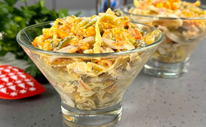 Салат с кальмарами по-камчатски: главная закуска на любом столе