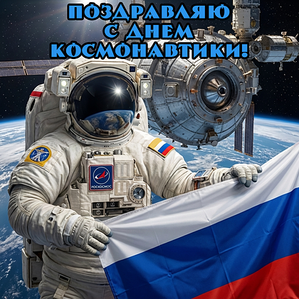 «Поехали!» Открытки с Днем космонавтики: 140+ картинок и поздравлений на 65-летие первого полета