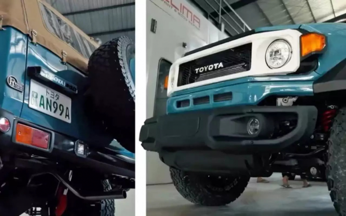 Бюджетную Тойоту превратили в винтажный Land Cruiser: подробности о проекте