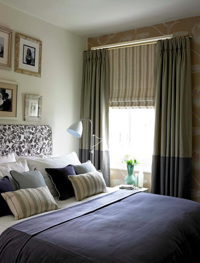 Жалюзи в спальню: фото, разновидности, материалы и цвета (55 фото)