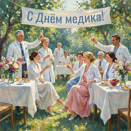 Открытки с Днем медика в 2026 году: 90+ картинок и поздравлений