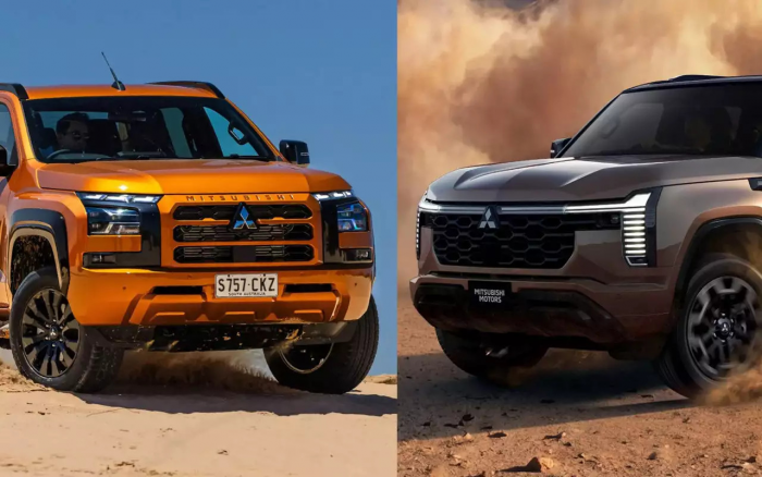 Новый пикап Triton кое-что позаимствует у Pajero