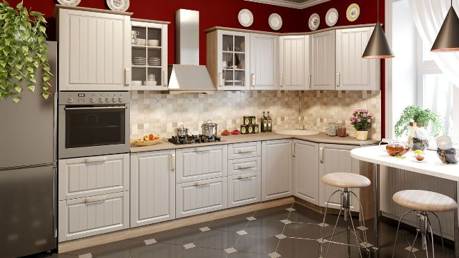 Угловой кухонный гарнитур: особенности расположения и секреты дизайна (82 фото)