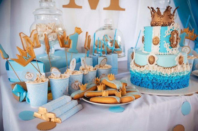 Как украсить стол на день рождения ребенка, чтобы он остался доволен (39 фото)