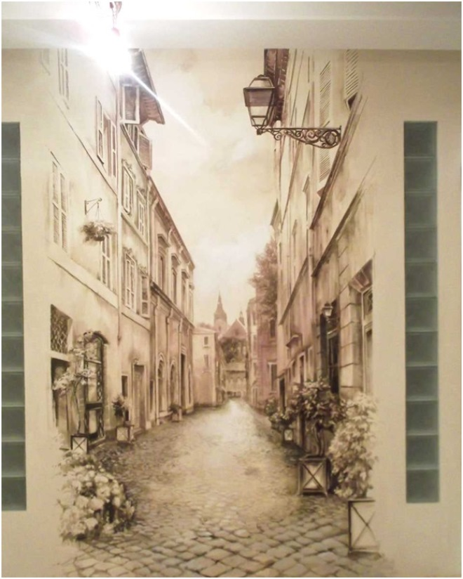 Роспись стен в квартире: несколько способов сделать свою комнату уютной и красивой (46 фото)