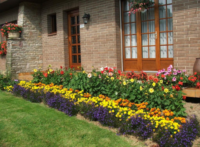 Клумба для дачи: как своими руками создать цветочный оазис (60 фото)