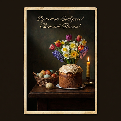 «Христос Воскрес!» Открытки с Пасхой: 140+ картинок и поздравлений