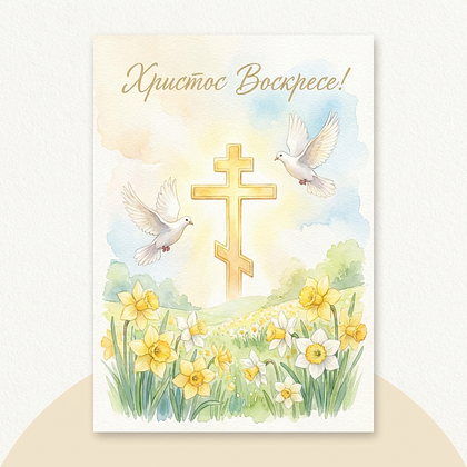 «Христос Воскрес!» Открытки с Пасхой: 140+ картинок и поздравлений