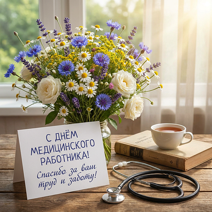 Открытки с Днем медика в 2026 году: 90+ картинок и поздравлений