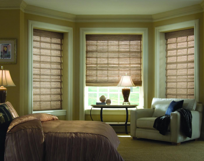 Жалюзи в спальню: фото, разновидности, материалы и цвета (55 фото)