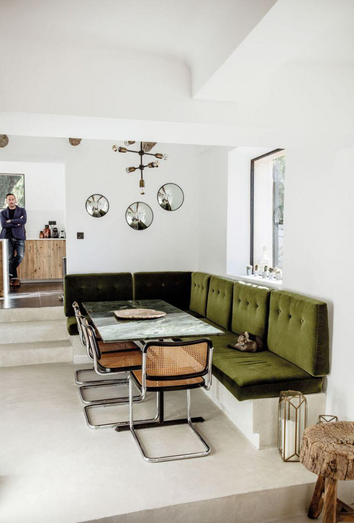 Диван на кухню: нюансы выбора мебели для комнат разных площадей и стилей (62 фото)