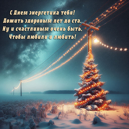 Открытки на День энергетика: 40+ картинок и поздравлений