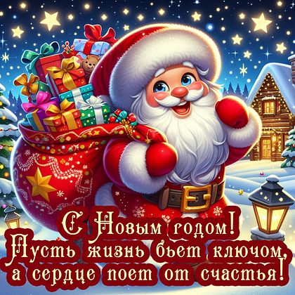 Открытки с Новым годом — 2026: 60+ картинок и поздравлений