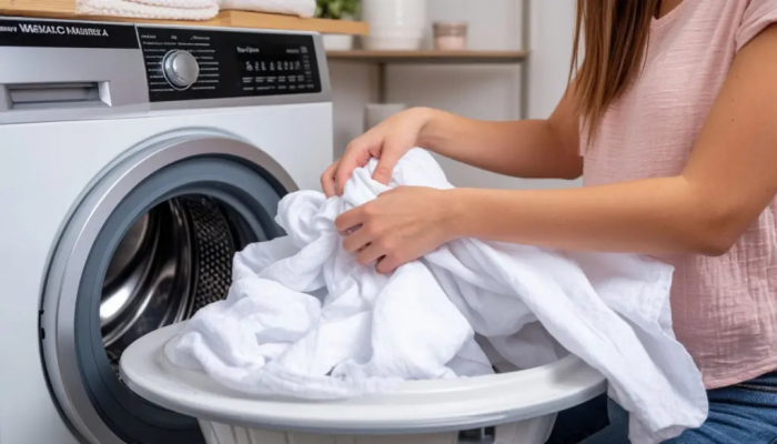 Кладу 1 ложку в барабан — даже серая тряпка гарантировано станет белее снега: работает круче химии