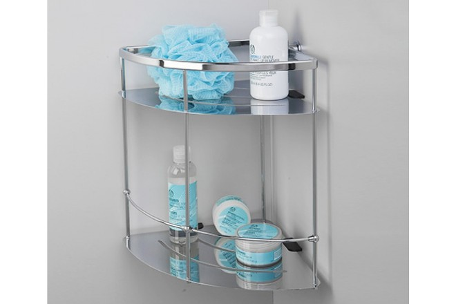 Полки в ванную комнату: фото, виды, материалы изготовления (78 фото)