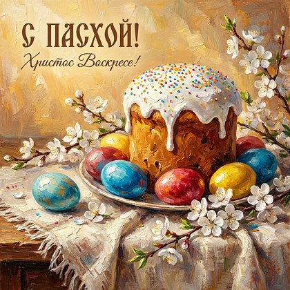 «Христос Воскрес!» Открытки с Пасхой: 140+ картинок и поздравлений