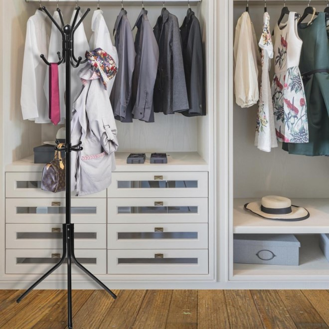 Напольная вешалка: виды и особенности конструкции (31 фото)