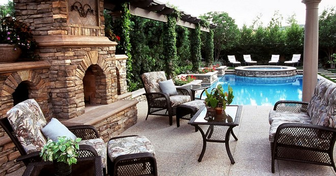 Дизайн двора частного дома: правила создания гармоничного пространства в разных стилях (124 фото)