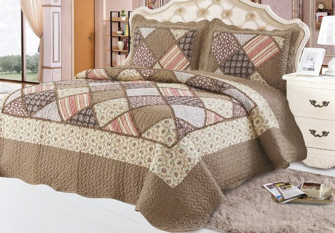 Покрывало на кровать в спальню в современном стиле (71 фото)