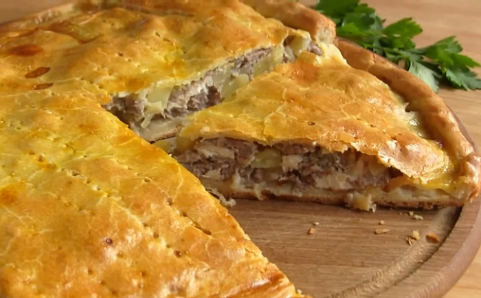 Мясной пирог с картошкой. Рецепт, который никогда не надоест